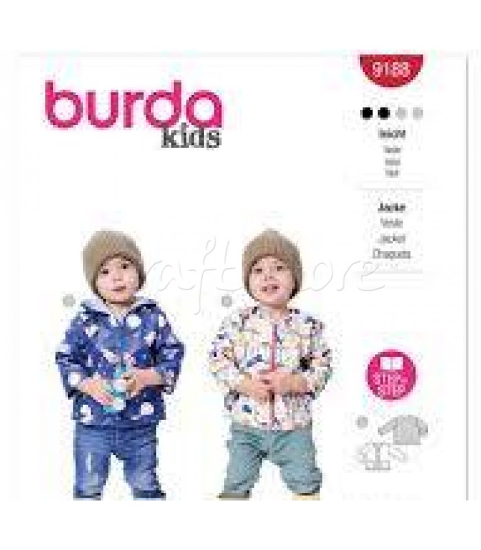 Burda πατρόν  παιδικό μπουφανάκι 9188